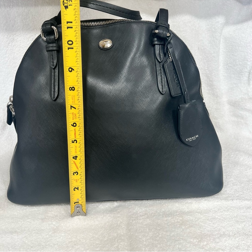 Coach PEYTON H1481 F31408 LEATHER LARGE DOMED SATCHEL-Vintage - Picture 4 of 16